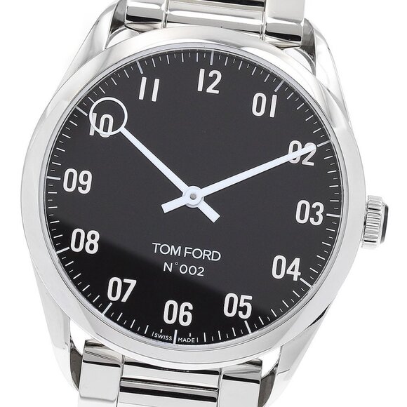 TOM FORD N.002 TFT002007 black Dial Quartz Men's Watch_896018